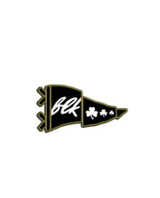 Load image into Gallery viewer, Blk Clover Flag Enamel Pin