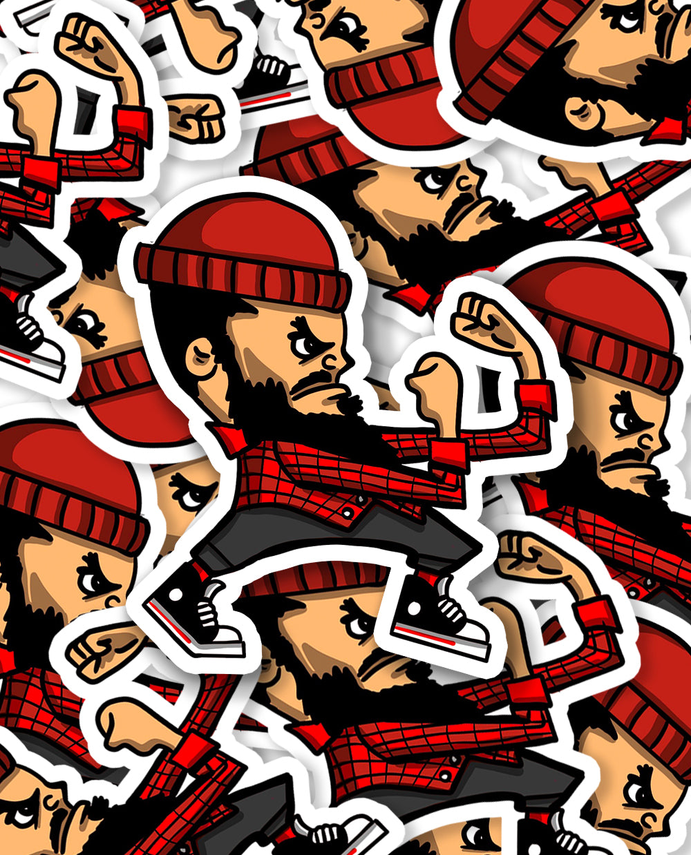 Put Em Up Sticker Large