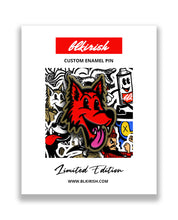 Load image into Gallery viewer, Red Wold Enamel Pin